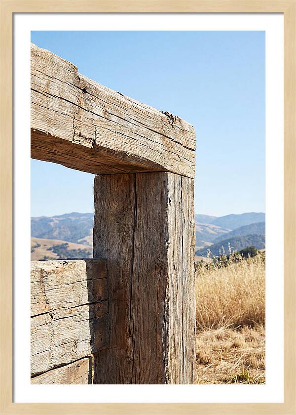 Rough Hewn Wooden Beam