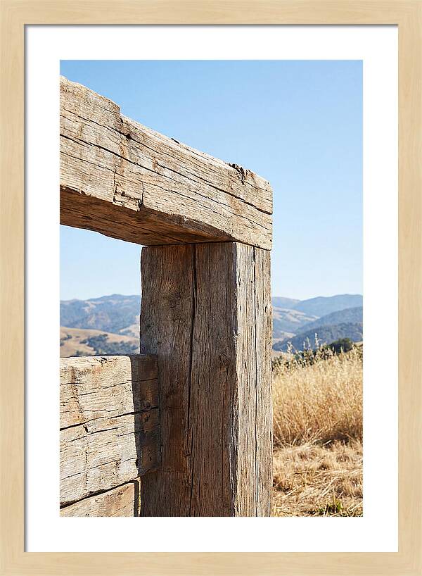 Rough Hewn Wooden Beam