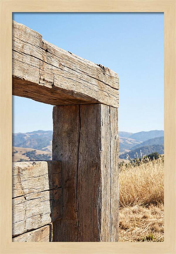 Rough Hewn Wooden Beam