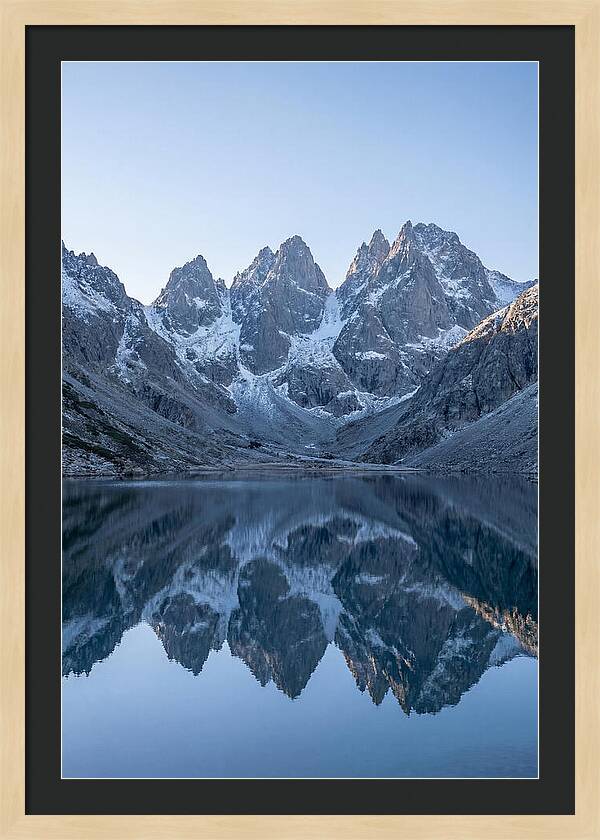 Row Of Iconic Pointed Peaks