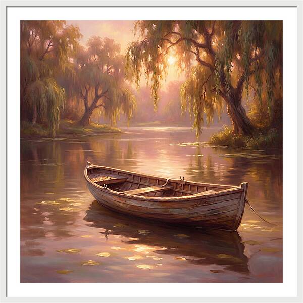 Rowboat At Dusk