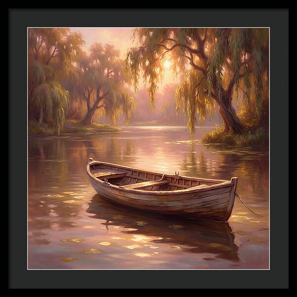 Rowboat At Dusk