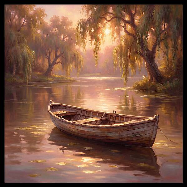 Rowboat At Dusk
