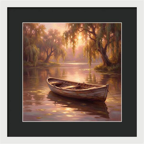 Rowboat At Dusk