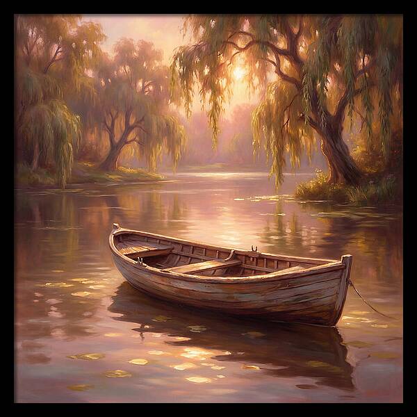 Rowboat At Dusk