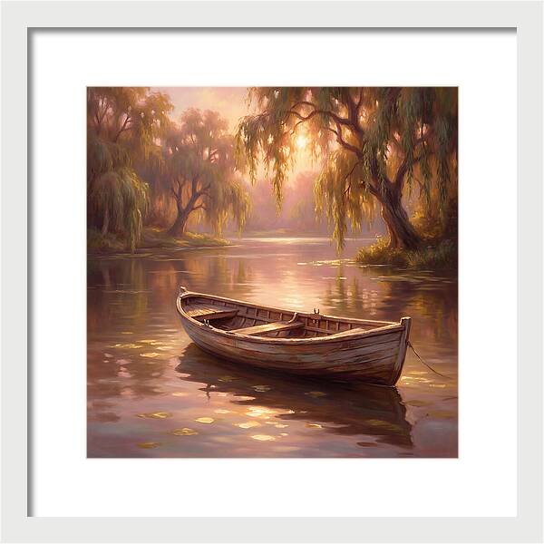 Rowboat At Dusk