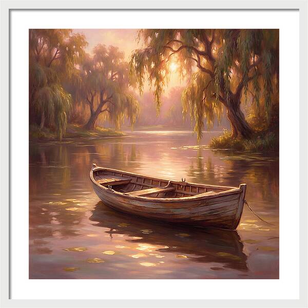 Rowboat At Dusk