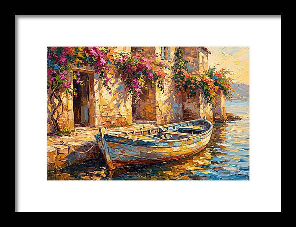 Rowboat By The Mediterranean