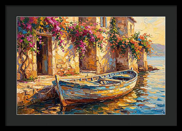 Rowboat By The Mediterranean