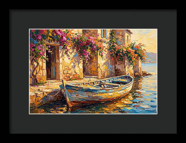 Rowboat By The Mediterranean