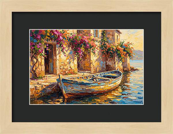 Rowboat By The Mediterranean