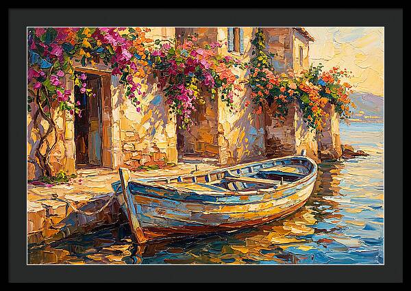 Rowboat By The Mediterranean