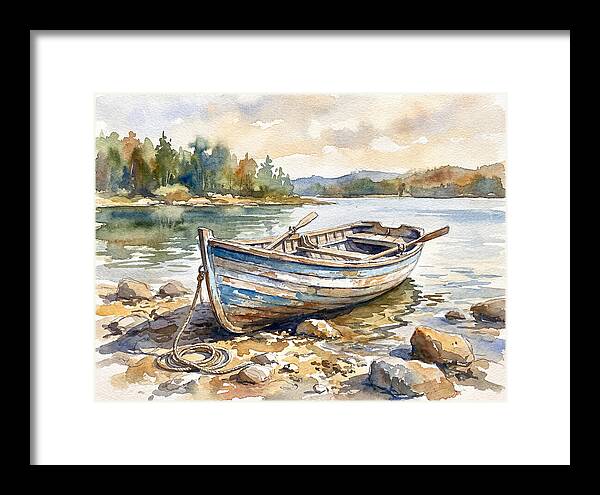 Rowboat By The Shore