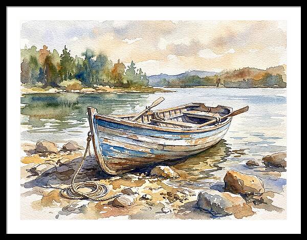 Rowboat By The Shore