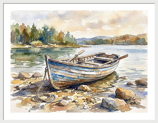 Rowboat By The Shore