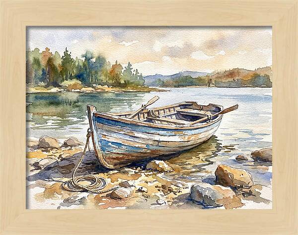Rowboat By The Shore