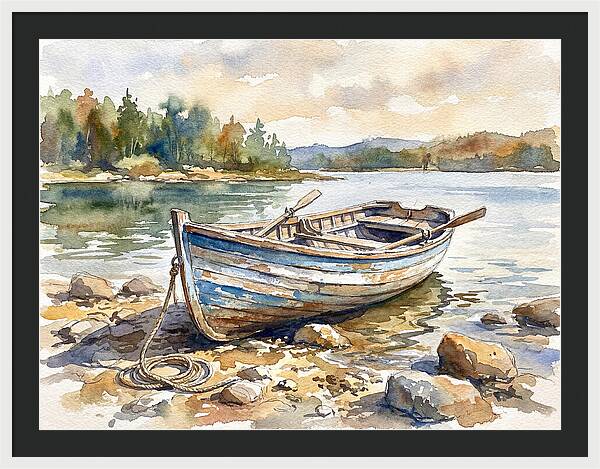 Rowboat By The Shore