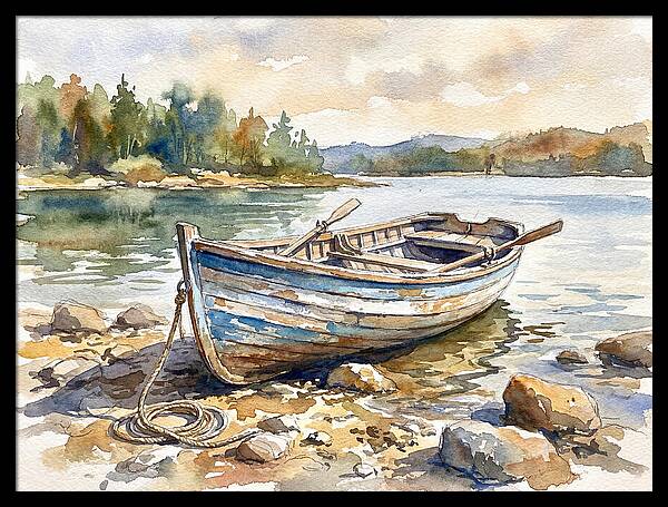 Rowboat By The Shore