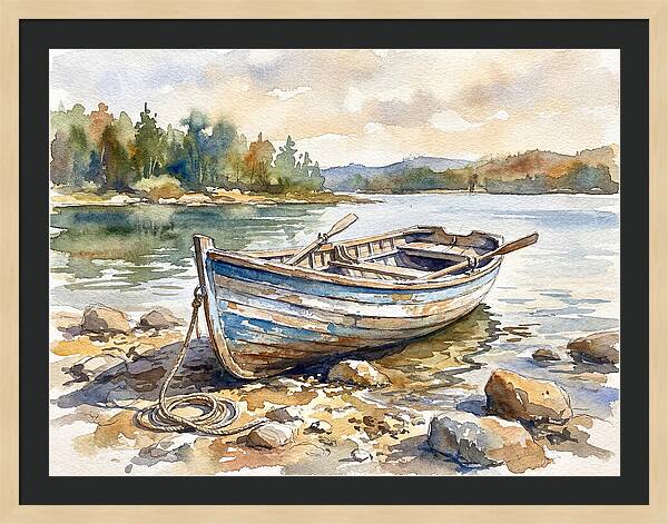 Rowboat By The Shore