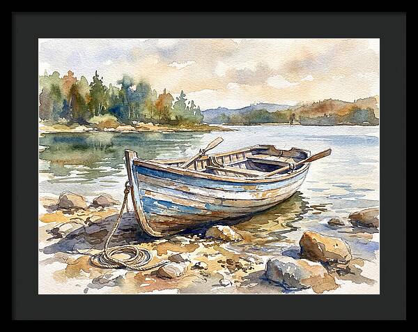 Rowboat By The Shore