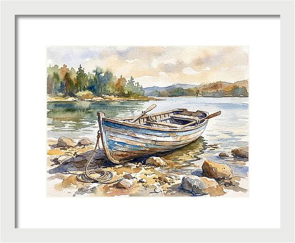 Rowboat By The Shore