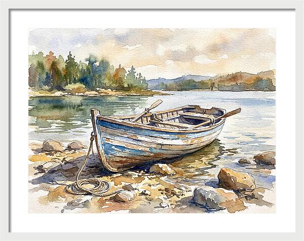 Rowboat By The Shore