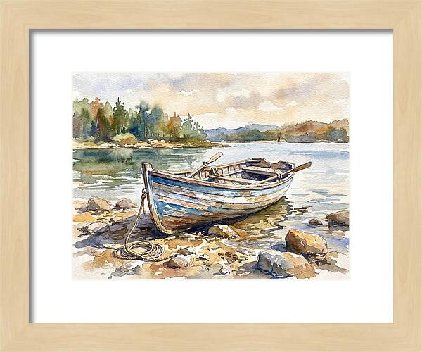 Rowboat By The Shore