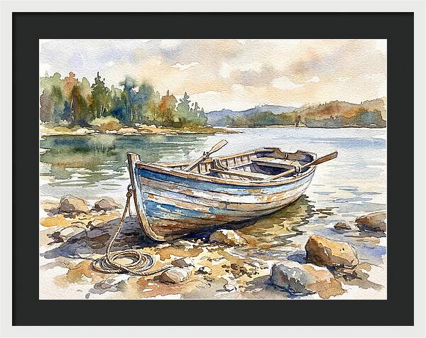 Rowboat By The Shore