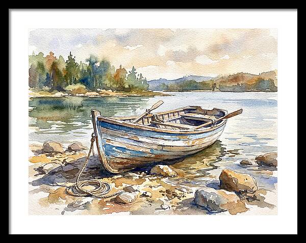 Rowboat By The Shore