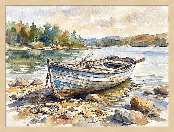 Rowboat By The Shore