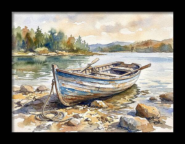 Rowboat By The Shore