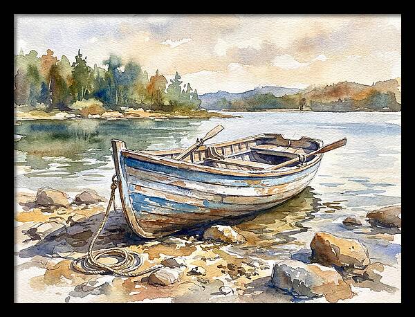 Rowboat By The Shore