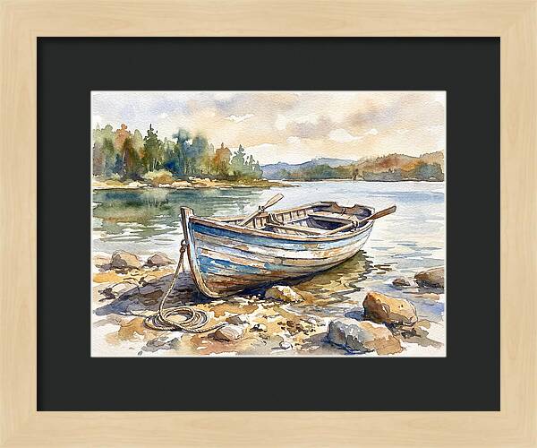 Rowboat By The Shore