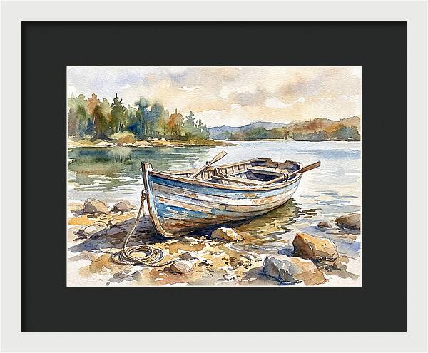 Rowboat By The Shore