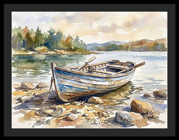 Rowboat By The Shore