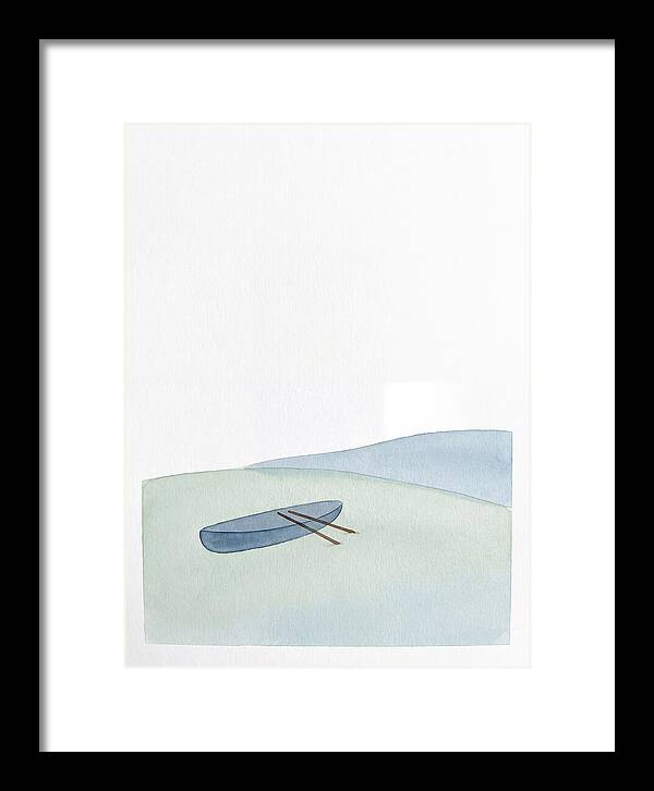 Rowboat In Serene Waters