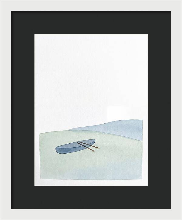 Rowboat In Serene Waters