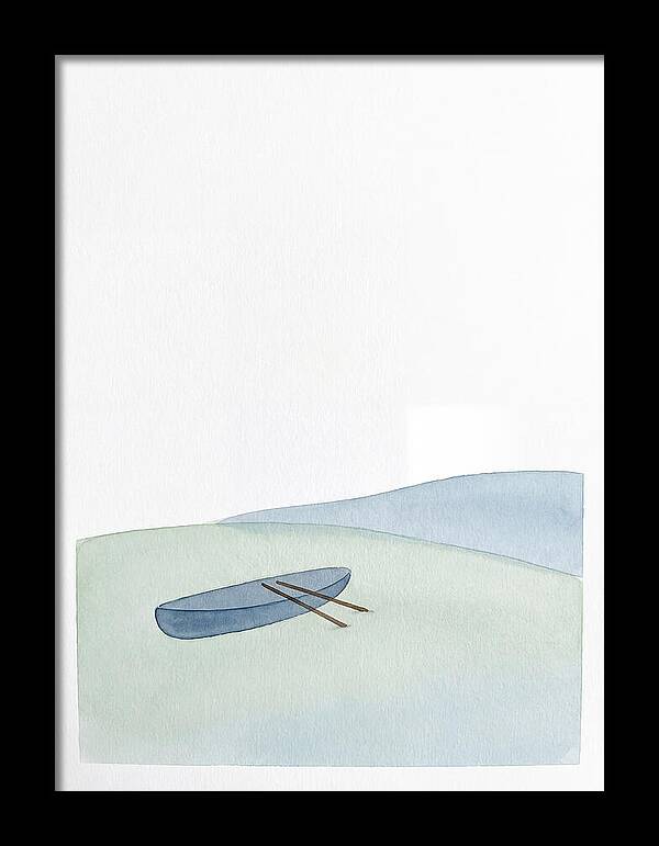 Rowboat In Serene Waters