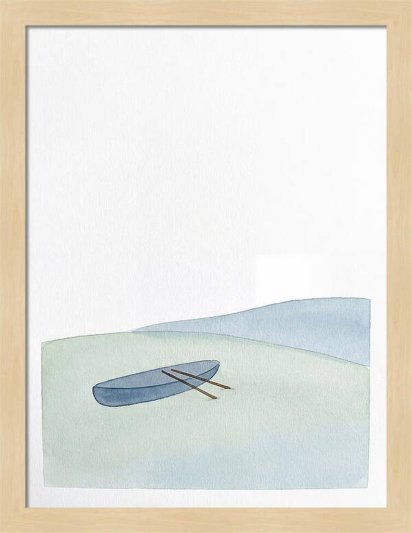 Rowboat In Serene Waters