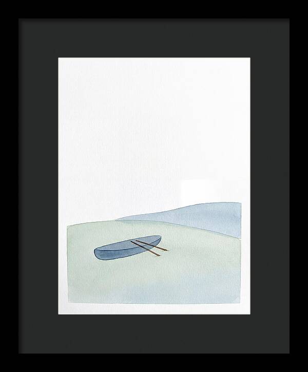 Rowboat In Serene Waters