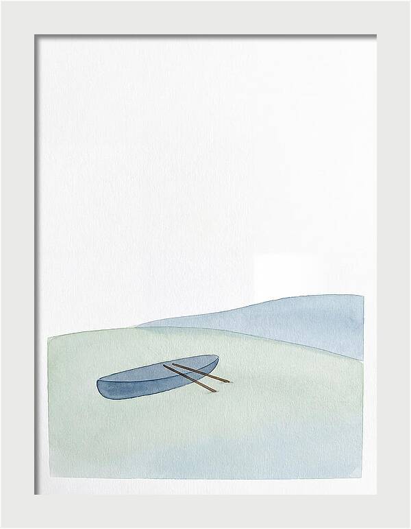Rowboat In Serene Waters