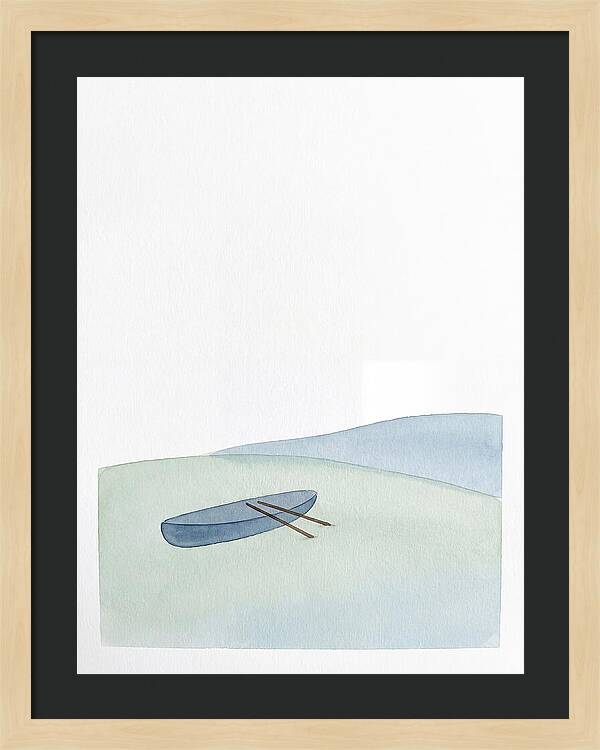 Rowboat In Serene Waters