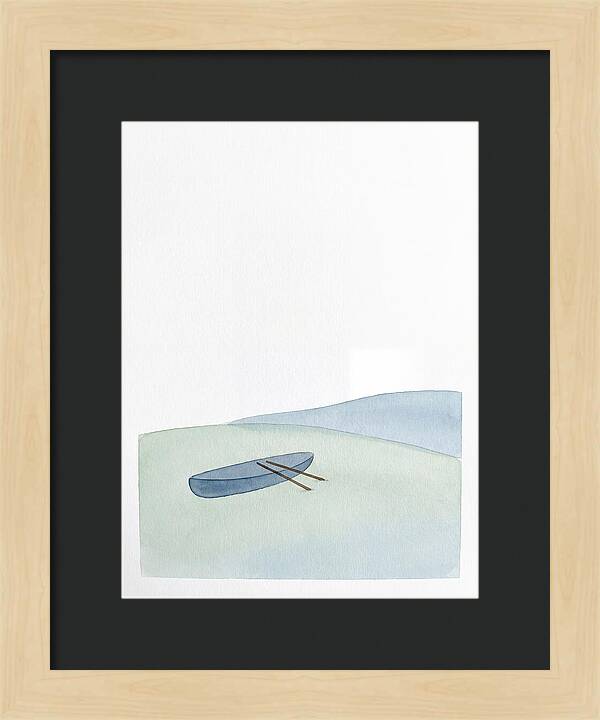 Rowboat In Serene Waters