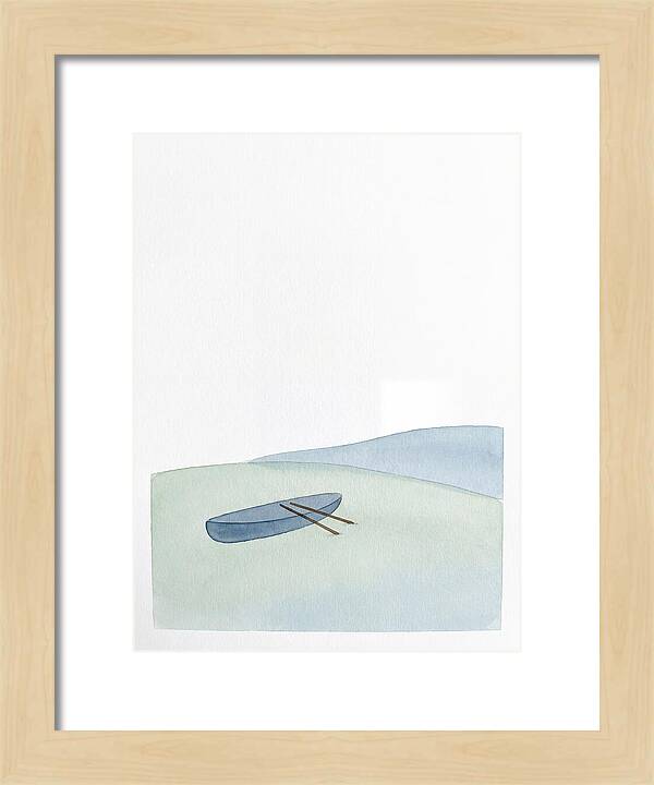 Rowboat In Serene Waters