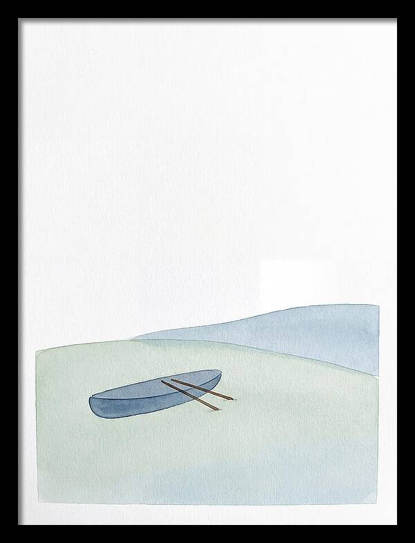 Rowboat In Serene Waters