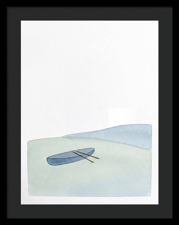 Rowboat In Serene Waters