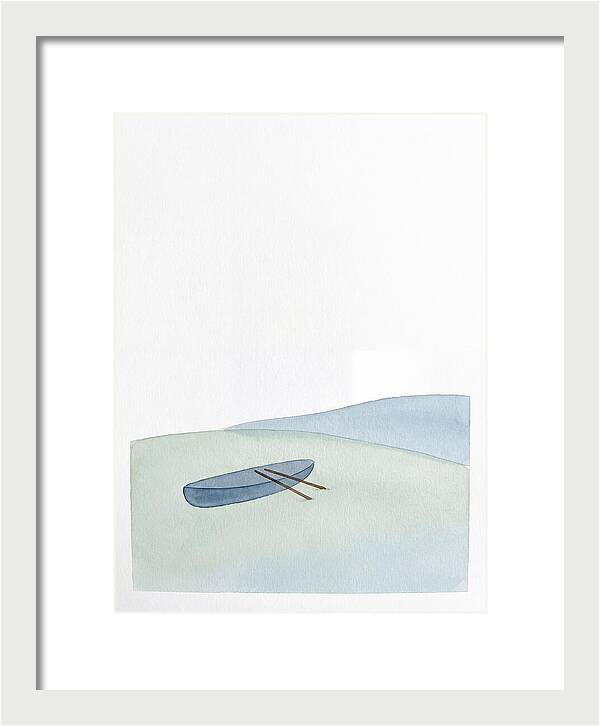 Rowboat In Serene Waters