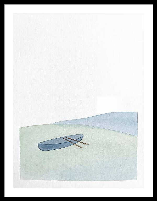 Rowboat In Serene Waters