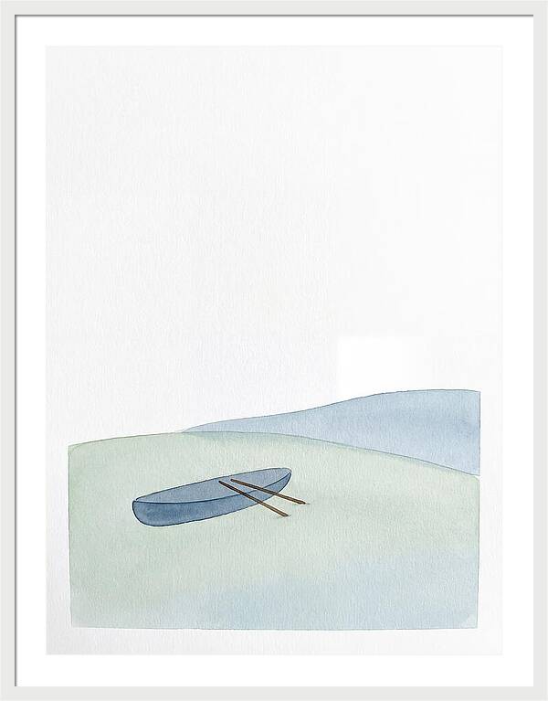 Rowboat In Serene Waters