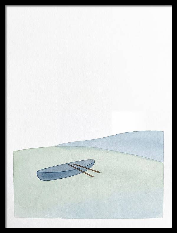 Rowboat In Serene Waters
